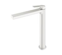 Lamborghini Vortex rubinetto lavabo con corpo del rubinetto rialzato, VOR9952-BO+LEV002-BOBO, Lamborghini Vortex arctic white [Rubinetteria Bagno > Rubinetteria Lavabo]