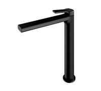 Lamborghini Vortex rubinetto lavabo con corpo del rubinetto rialzato, VOR9952-NO+LEV002-NONO, Lamborghini Vortex matt black [Rubinetteria Bagno > Rubinetteria Lavabo]