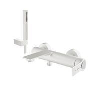 Lamborghini Vortex rubinetto vasca con set doccia, VOR9920-BO+LEV002A-BOBO, Lamborghini Vortex arctic white [Rubinetteria Bagno > Rubinetteria Vasca]