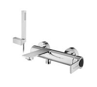 Lamborghini Vortex rubinetto vasca con set doccia, VOR9920-CR+LEV002A-CRNO, Lamborghini Vortex silver [Rubinetteria Bagno > Rubinetteria Vasca]