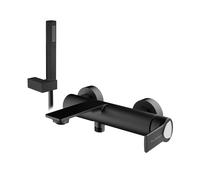 Lamborghini Vortex rubinetto vasca con set doccia, VOR9920-NO+LEV002A-NOBO, Lamborghini Vortex matt black [Rubinetteria Bagno > Rubinetteria Vasca]