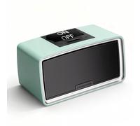 Lamborsafe Lettore musicale semplice per anziani, anziani, pazienti affetti da demenza, lettore audiolibro MP3 retrò con scheda TF da 32 GB, controllo con un pulsante per Alzheimer, pazienti con