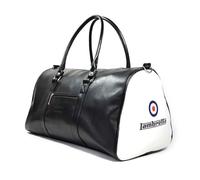 Lambretta Borsa a tracolla per computer portatile e tablet, stile retrò, stile classico, Nero , L