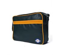 Lambretta Borsa da viaggio con logo, Nero/Senape - Logo, Taglia unica