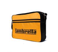 Lambretta Borsa da viaggio con logo, Nero/Senape, Taglia unica