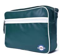 Lambretta Borsa da viaggio con logo, Verde/Bianco., Taglia unica, Rétro