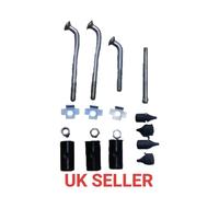 Lambretta Cassetta Attrezzi J-Bolt Fissaggio Kit Con Buffer Set & Perno Completo