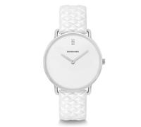 Lambretta "Giulia 34 Uno" Acciaio Quarzo Bianco Pelle Donna Orologio