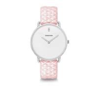 Lambretta "Giulia 34 Uno" Acciaio Quarzo Bianco Rosa Pelle Donna Orologio