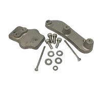 Lambretta Gp Lega CDI & Regolatore Supporto Kit Con / S'S Verde Blu Fissaggi