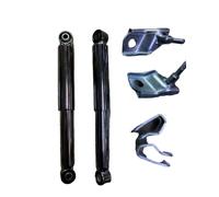 Lambretta Gp-li-Sx-Tv Anteriore Ammortizzatori Cromo Slim Tipo Paio con Supporto