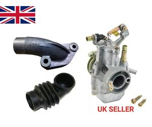 Lambretta GP200 Jetex SOI-100 22mm Carburatore, Tubo, Collettore (21-60)