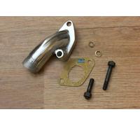 LAMBRETTA LI 150 175 185 Collettore Ingresso In Alluminio Con Guarnizioni