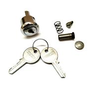 Lambretta Li Serie 1 & 2 Cromo Bloccasterzo Ottone Chiavi con Fissaggio