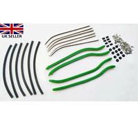 LAMBRETTA Li Serie 2 Verde Pavimento Runner Kit Canale E Acciaio Inox Fissaggi