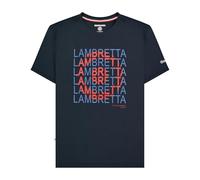 Lambretta Maglietta a maniche corte da uomo Heritage Target, Marina Militare, XXL