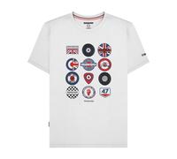 Lambretta Maglietta Cotone Distintivo Adulto Unisex (LB435)
