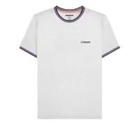 Lambretta Maglietta da uomo a righe, bianco/blu navy, S