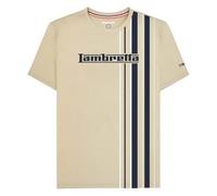 Lambretta Maglietta da uomo a righe, Legno di frassino, L