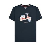Lambretta Maglietta girocollo da uomo Union Jack Scooter, Marina Militare, M