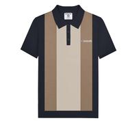Lambretta Maglietta Polo Striscia Verticale Lavorato a maglia Uomo (LB394)