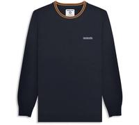 Lambretta Maglione da uomo lavorato a maglia, Navy/Tabacco, XL