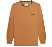 Lambretta Maglione da uomo lavorato a maglia, Tabacco/Crema, M