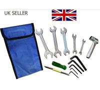 Lambretta Manuale Attrezzo & Rosso Custodia 13 PC Sostegno, Presa Chiave, Vite