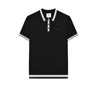 Lambretta Polo da uomo a maglia, Nero , S