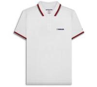 Lambretta Polo da uomo a maniche corte, Bianco/Rosso/Navy/Grigio, L