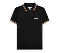 Lambretta Polo da uomo a maniche corte, Nero/Bianco/Marmellata, XL