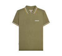 Lambretta Polo da uomo con punta, Cachi/Bianco/Navy/Oro, XL
