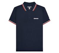 Lambretta Polo Trgt Uomo, Blu scuro (Bianco/Rosso), XXL