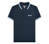 Lambretta Polo Trgt Uomo, Navy (Bianco/Blu/Blu Fumo), XL