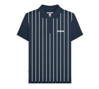 Lambretta Polo Uomo Pins, Blu navy/bianco, M