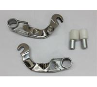 Lambretta Serie 2 & 3 Li SX Acciaio Inox Tamburo Tipo Forcella Gancio Set +