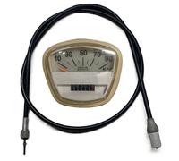 LAMBRETTA SPEEDO 0-90M BIANCO CON CAVO GP LI SX F THREAD ITALIANO BULBO