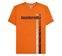 Lambretta SS25 Maglietta Grande e Alto Striscia Da Corsa Uomo (LB272)