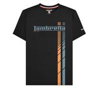 Lambretta SS25 Maglietta Striscia Da Corsa Uomo (LB243)