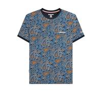 Lambretta T-shirt da uomo Pai Beanied, Navy/Tabacco, L
