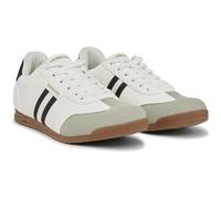 Lambretta Tackle - Sneaker da uomo, bianco e nero, 42 1/3 EU