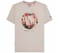 Lambretta Union Jack Guitar Jet Stream Uomo T-shirt SS6741-JET STREAM bianco S