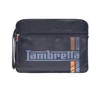 Lambretta Unisex Retro Flight Bag, Nero , Taglia unica, Volo Racing Stripe