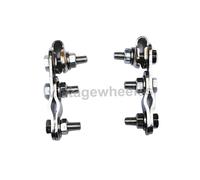 Lambretta Vespa Universale Specchio Proiettore Supporto Coppia Acciaio Inox