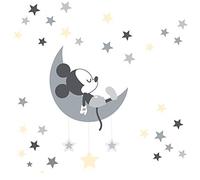 Lambs & Ivy - Adesivi da parete Topolino, colore: Grigio