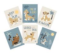 Lambs & Ivy Disney Baby Lion King - Decorazione da parete senza cornice, motivo: Simba/Timon/Pumba