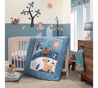 Lambs & Ivy Lion King Adventure 3 pezzi Baby Crib Bedding Set, Blue