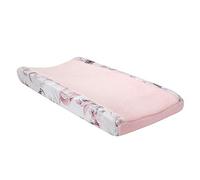 Lambs & Ivy Signature Botanical Baby Rosa/Grigio Floreale Minky Fasciatoio