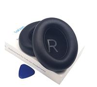 Lambskin - Cuscinetti di ricambio per cuffie Bose NC700 NC 700, in vera pelle di pecora, con cancellazione del rumore, colore: Nero