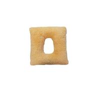Lambskin - Cuscino antidecubito di alta qualità, quadrato, con foro